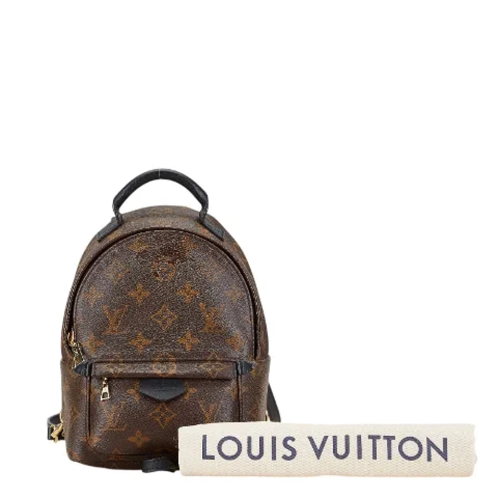 Louis Vuitton Vintage Pre-owned Canvas backpacks Brown Dames