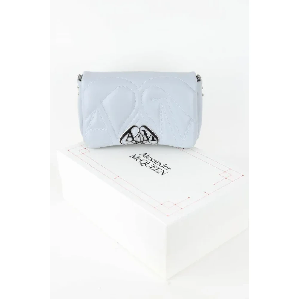 Alexander McQueen Pre-owned Leather shoulder-bags Gray Dames