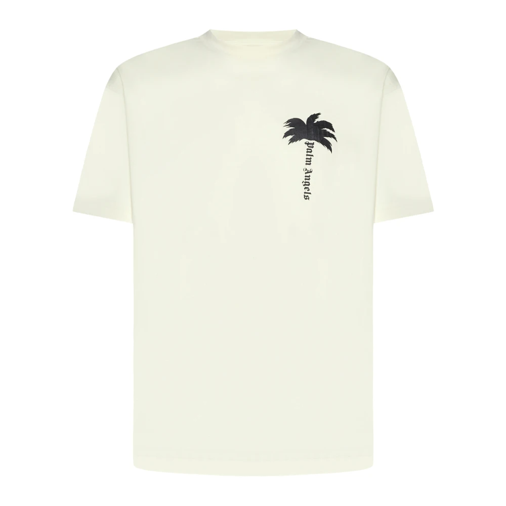 Palm Angels Stijlvolle Tees en Polos The Palm Tee White Heren