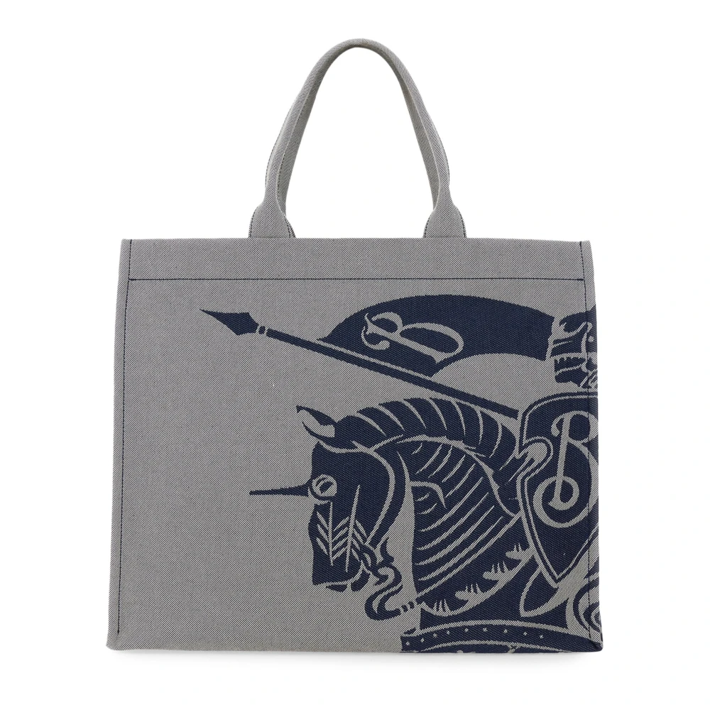 Burberry Men's Gray Shopping Bags, One Size, Ekd Square Tote