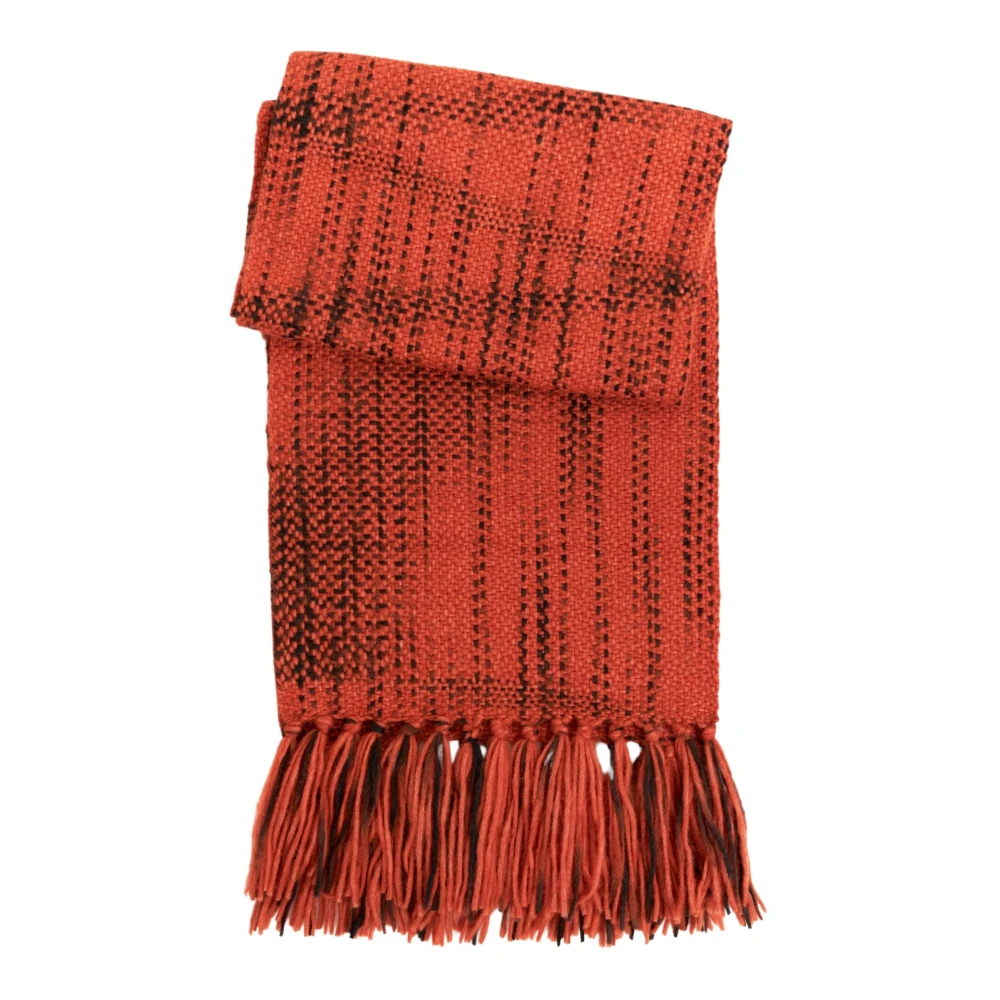 Antik batik Annabella alpaca wollen sjaal Orange Dames