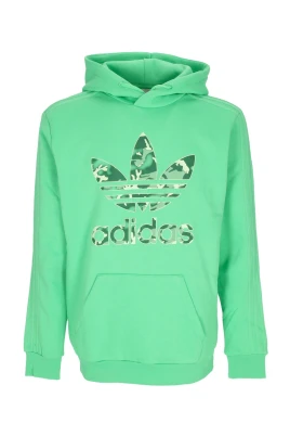 Grön Camo Hoodie Långärmad Grafik