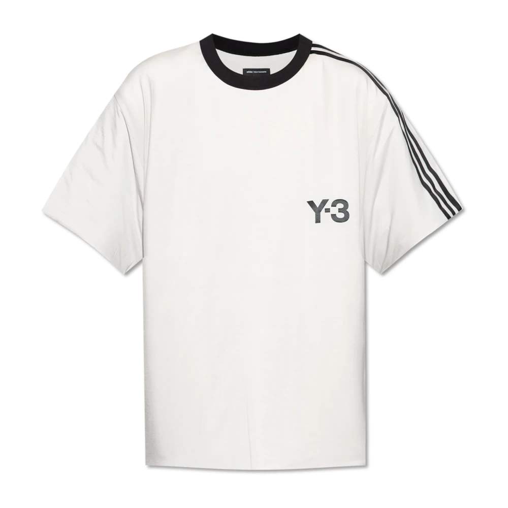 Y-3 Men's White T-Shirt With Padding