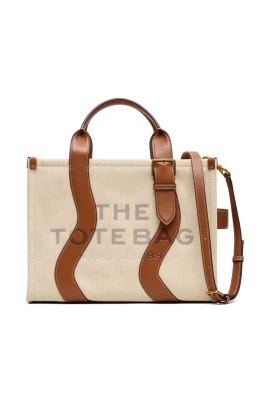 Wavy Canvas Medium Tote Bag
