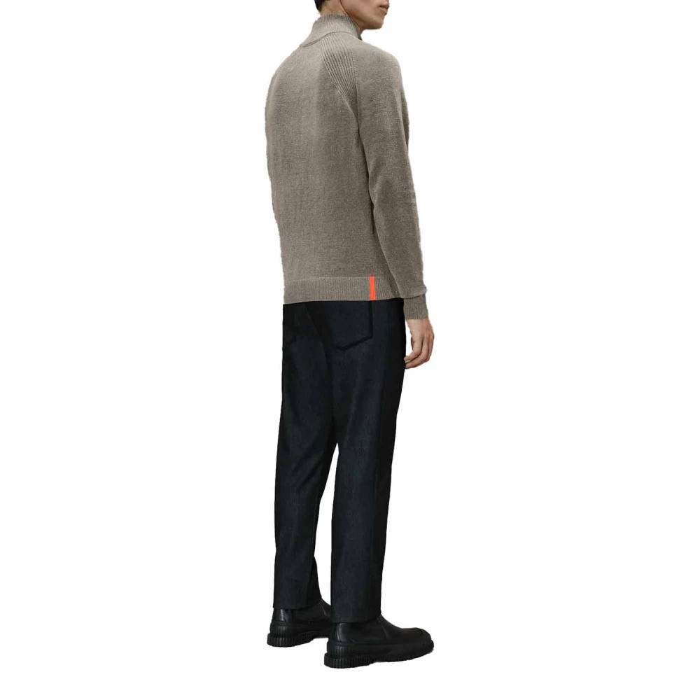 RRD Velvet Full Zip Gebreide Trui Gray Heren