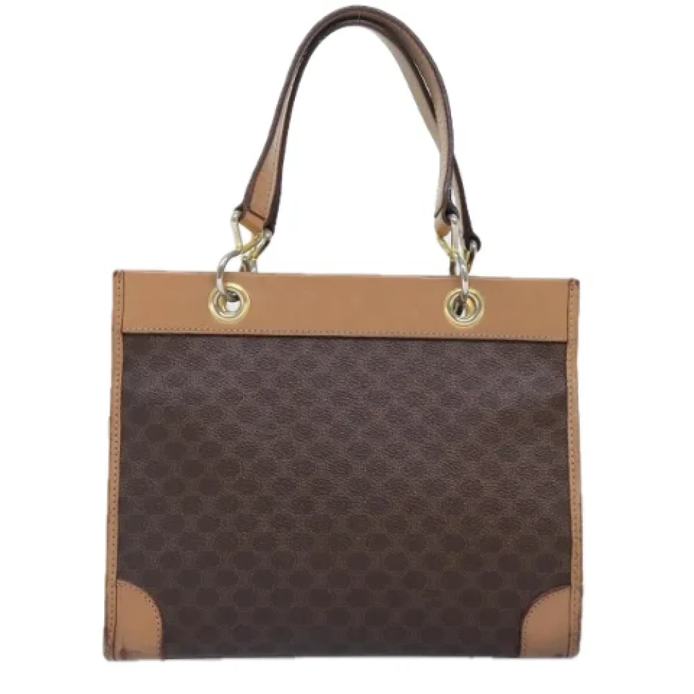 Celine Vintage Pre-owned Leather handbags Brown Dames
