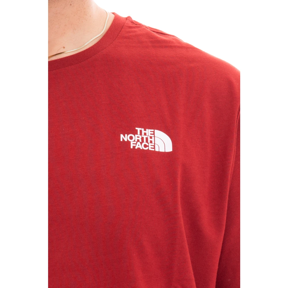 The North Face Redbox Korte Mouw T-shirt Mannen Red Heren