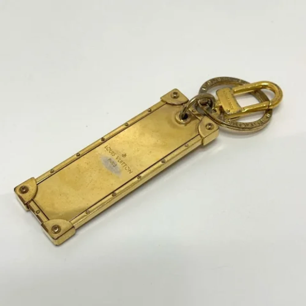 Louis Vuitton Vintage Pre-owned Fabric key-holders Yellow Dames