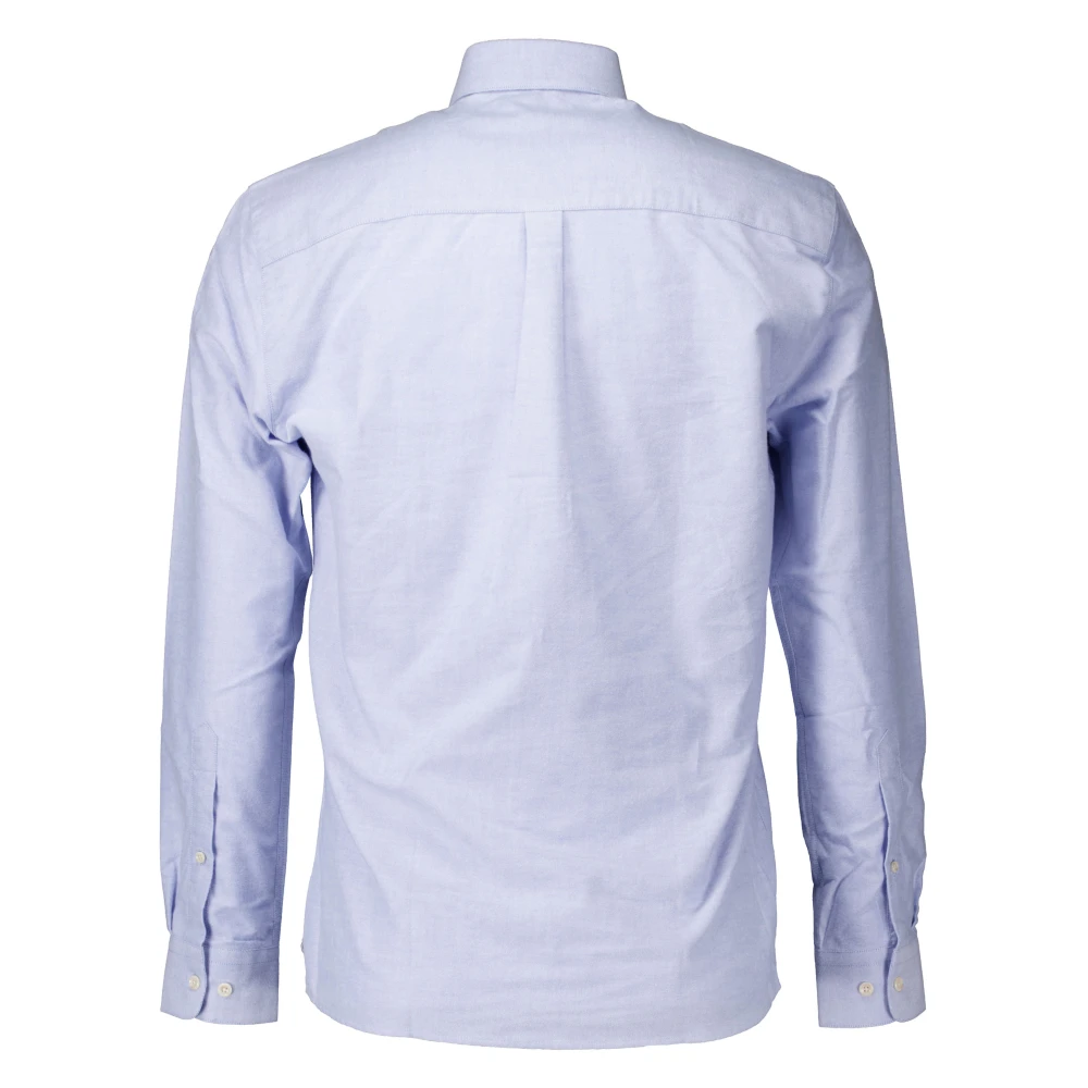 The GoodPeople Blauwe Storm Lange Mouw Overhemd Blue Heren