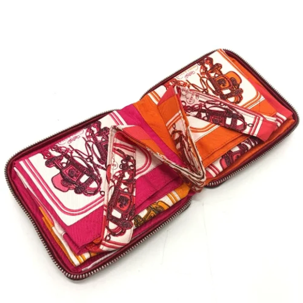 Hermès Vintage Pre-owned Canvas handbags Red Dames