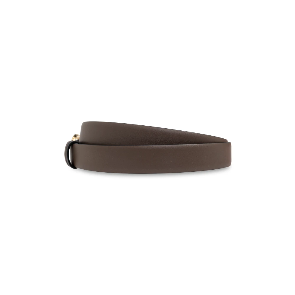 Salvatore Ferragamo Omkeerbare leren riem Brown Dames