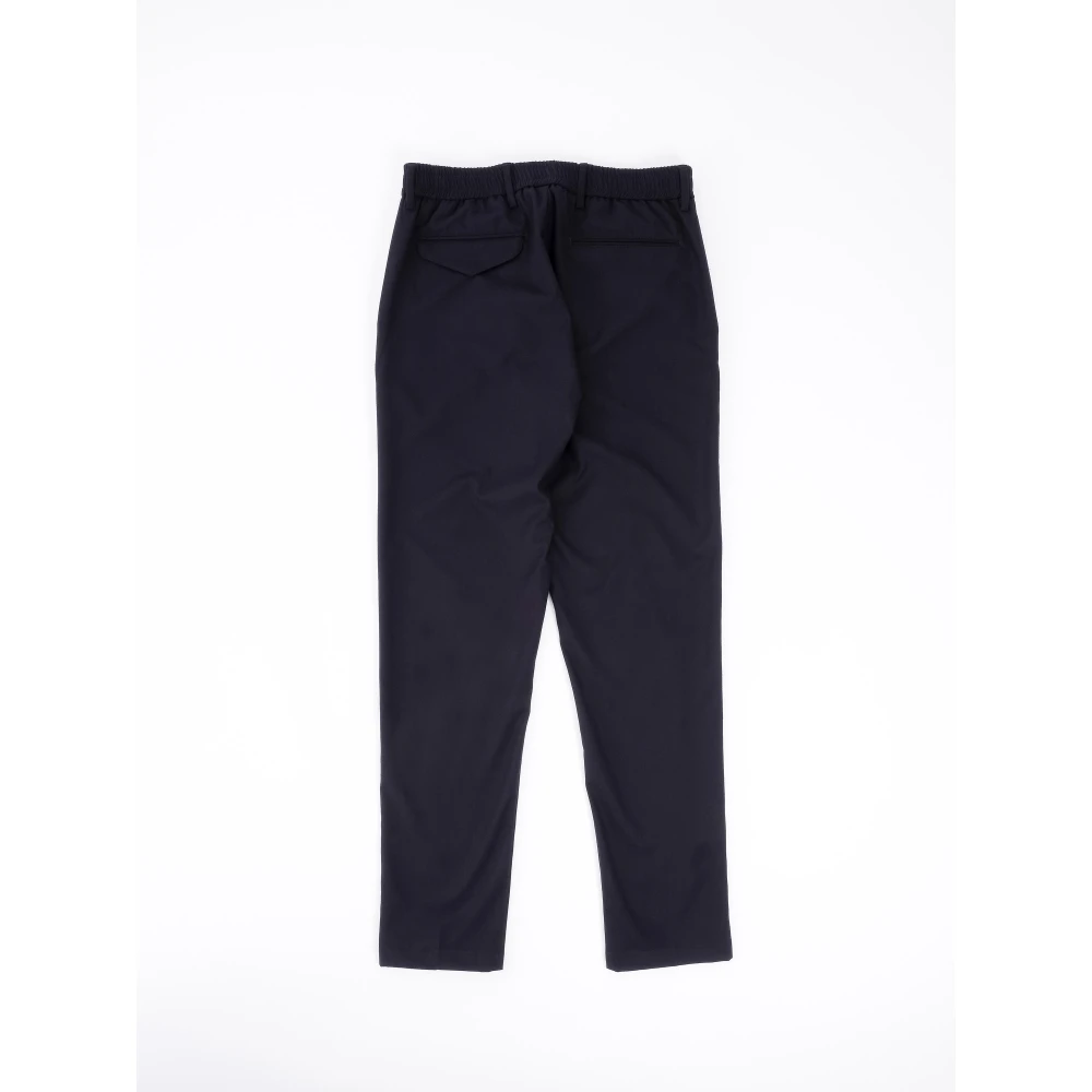 White Sand Luxe wol touch broek Blue Dames