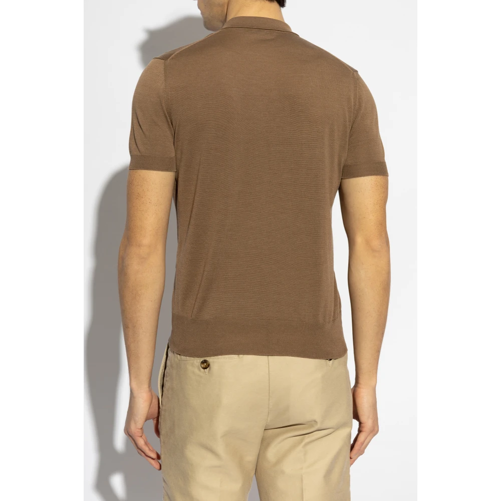 Tom Ford Polo Brown Heren