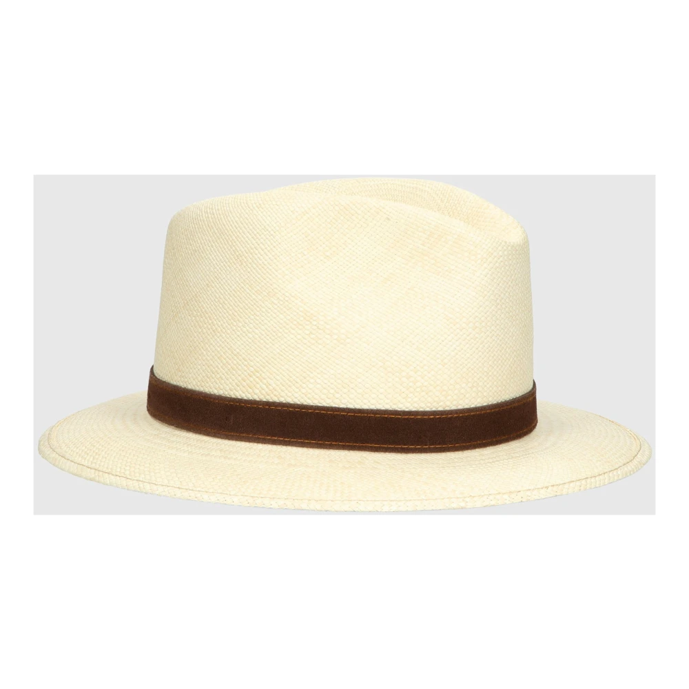 Borsalino Panama Quito Klassieke Hoed White Heren