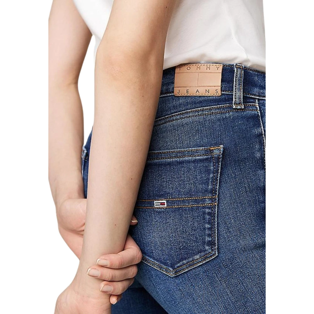 Tommy Hilfiger Vervaagde Skinny Fit Denim Jeans Blue Dames