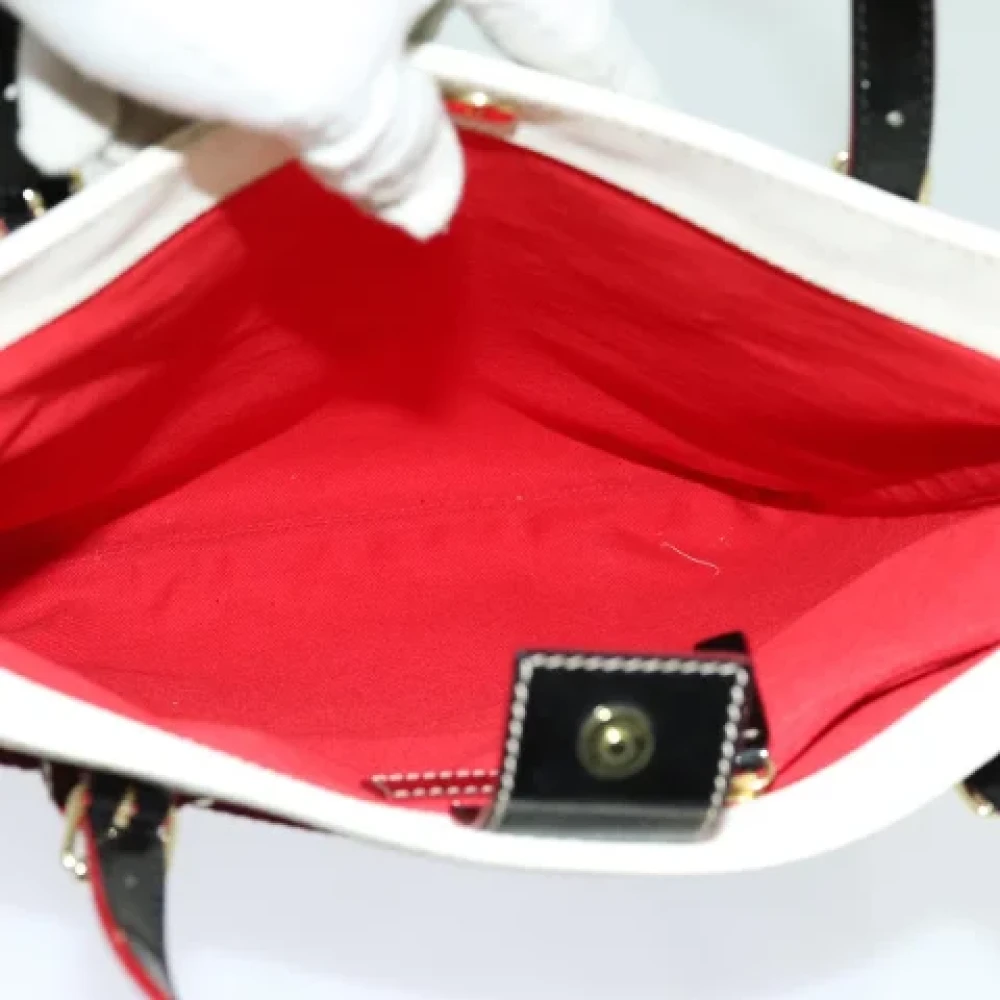 Loewe Pre-owned Canvas totes White Dames