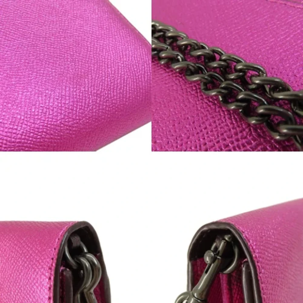Coach Pre-owned Leather wallets Pink Dames