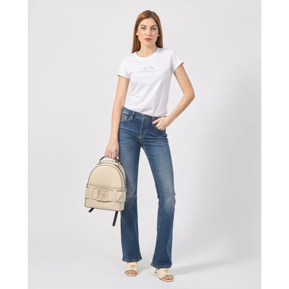 Armani Exchange Flared Jeans Blauw Blue Dames