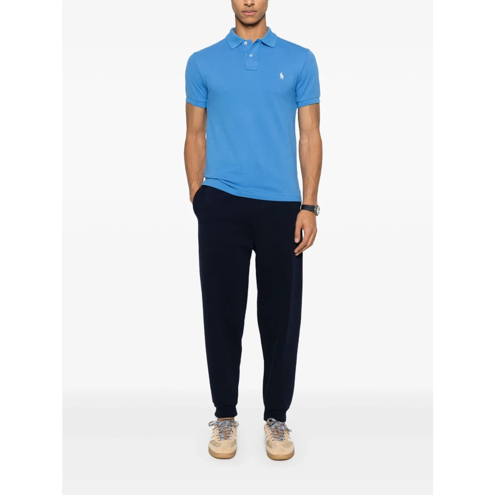 Polo Ralph Lauren Blauwe Polo T-shirts en Polos Blue Heren