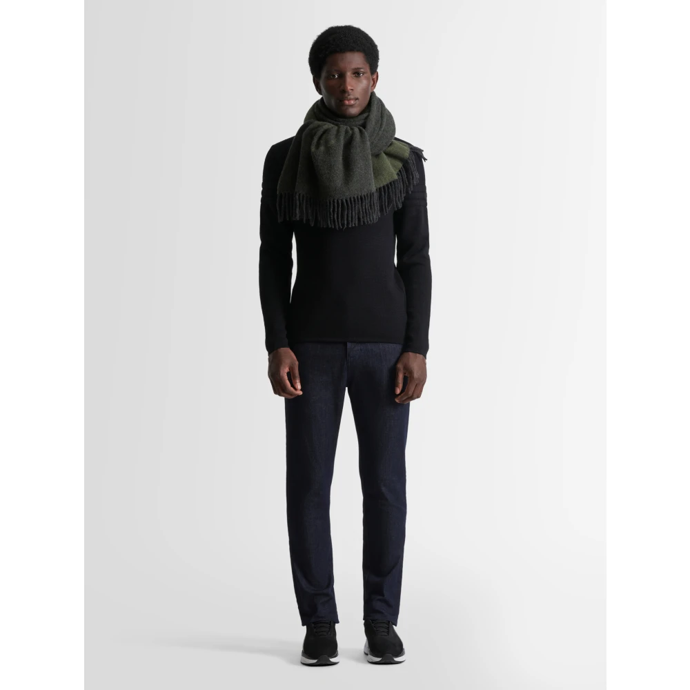 Fusalp Jacquard Sjaal Green Unisex