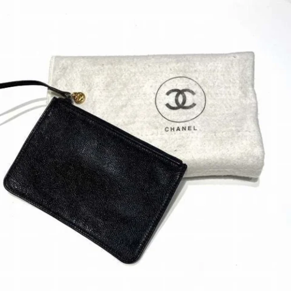 Chanel Vintage Pre-owned Leather chanel-bags Black Dames