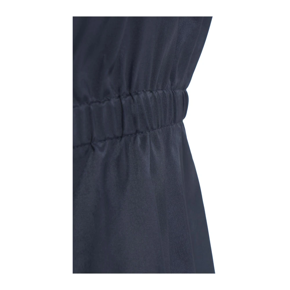 Semicouture Blauwe Wollen Blazer Blue Dames