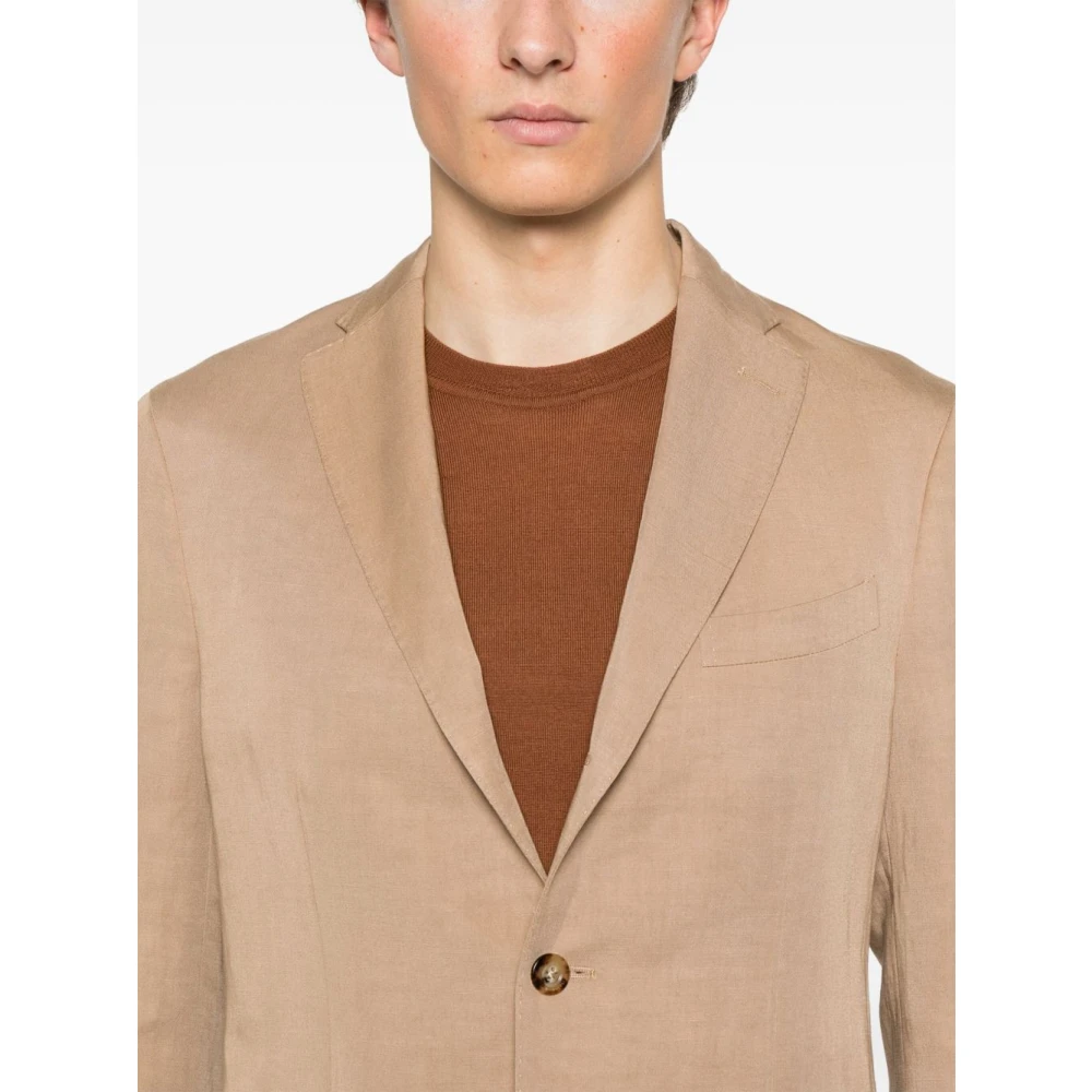 Boglioli Zwarte jurk voor mannen Beige Heren