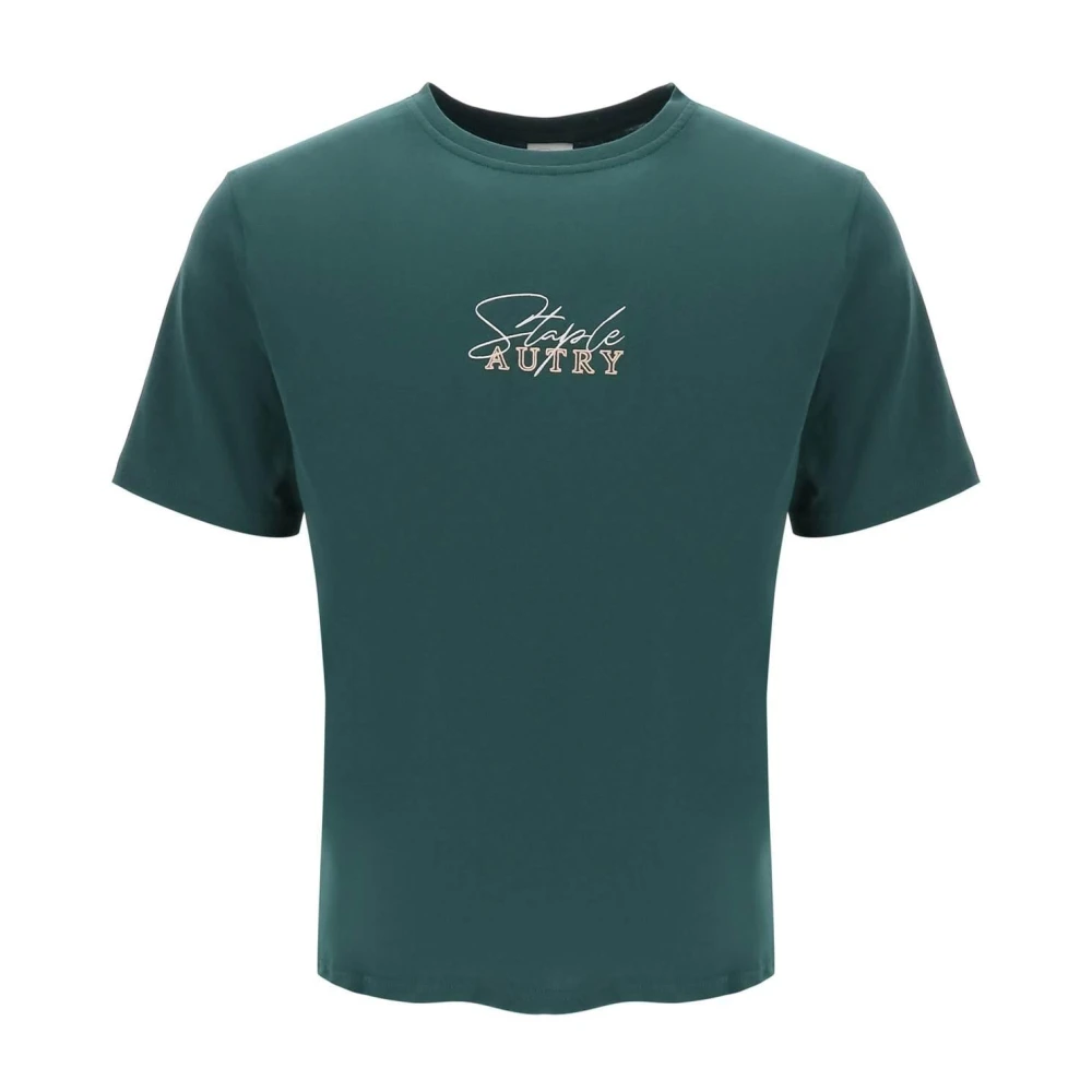 Autry Jeff Staple Crew Neck T-Shirt Green Heren