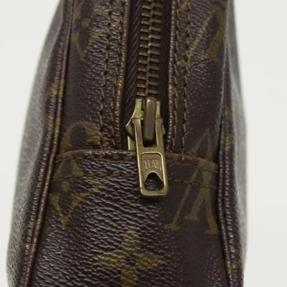 Louis Vuitton Vintage Pre-owned Canvas clutches Brown Dames