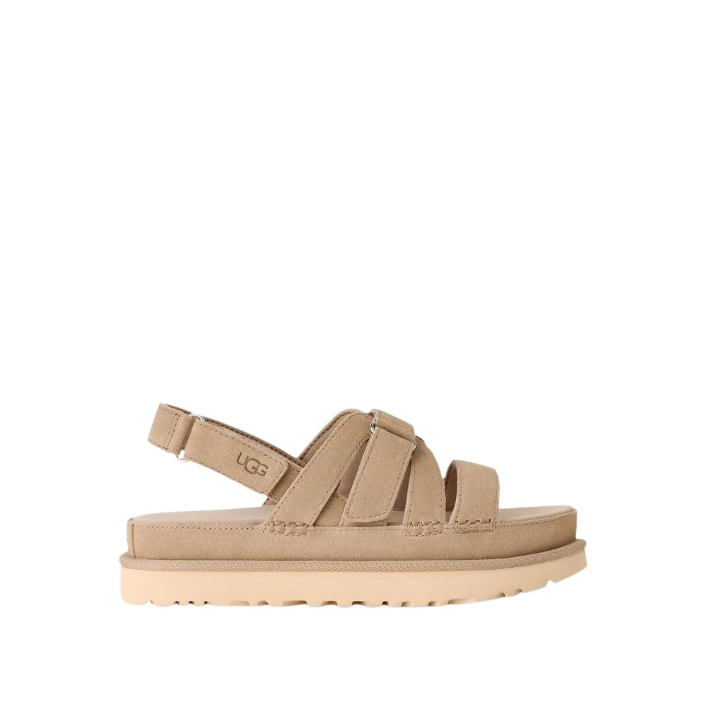 Ugg Women's Beige Flat Sandals, 8 Uk, Goldenstar Gleam Sandals Mustard Seed