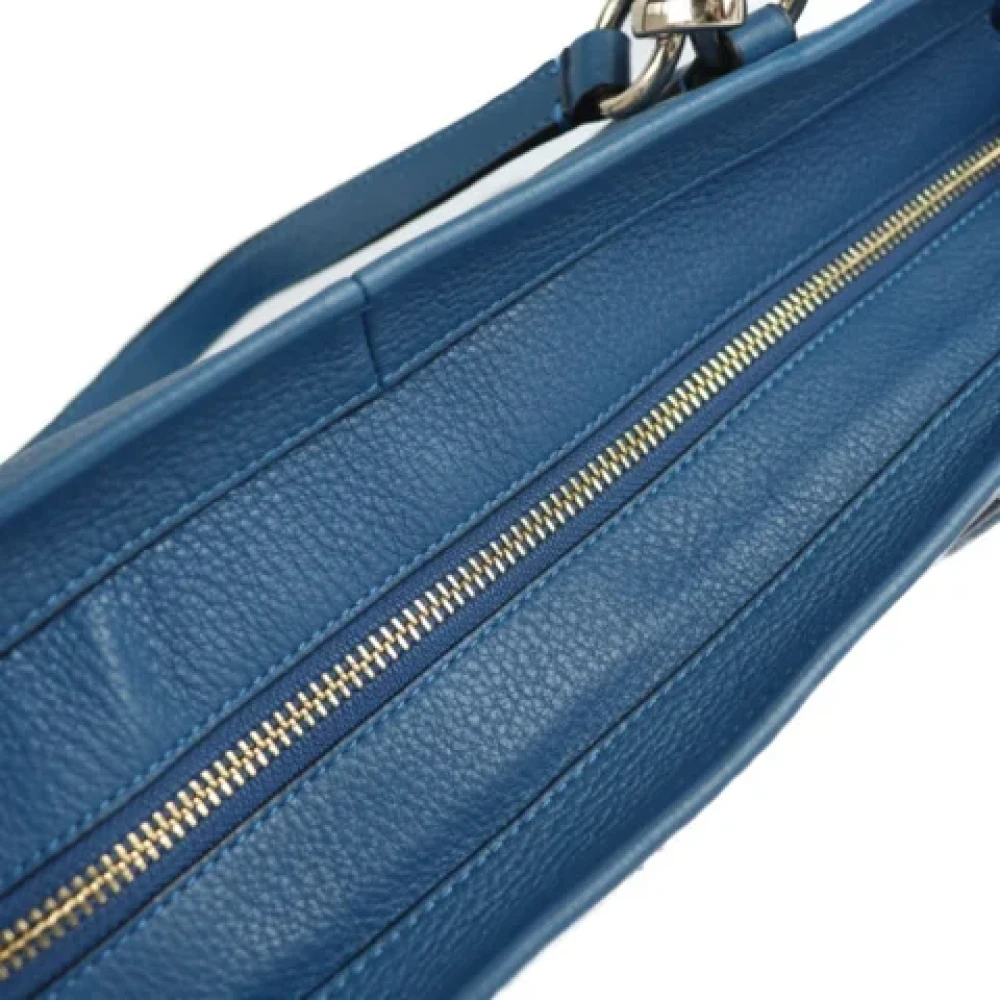 Coach Pre-owned Fabric shoulder-bags Blue Dames