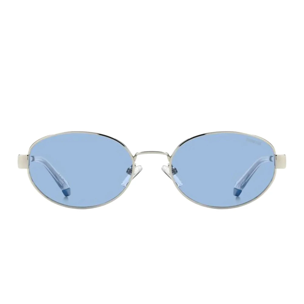 Polaroid Unisex Gray Oval Sunglasses - Sunglasses - 55 Mm - Accessories