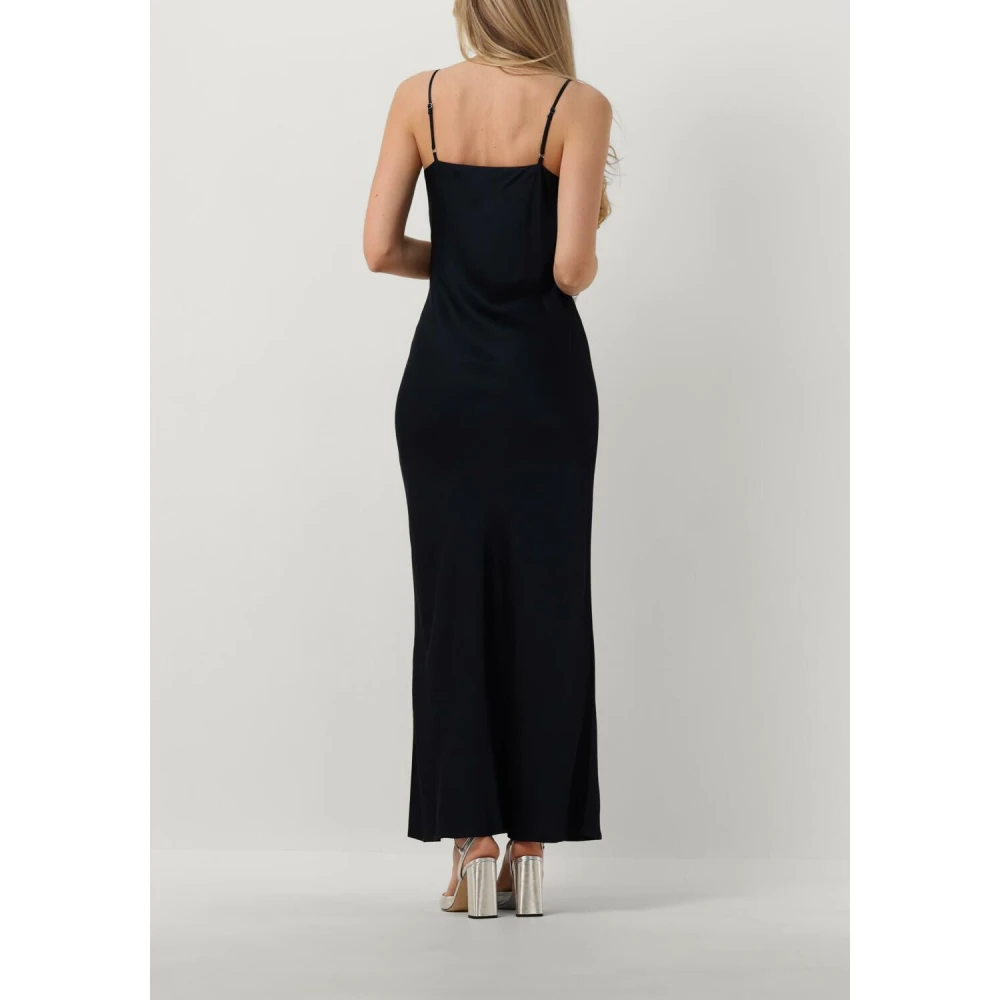 Selected Femme Elegante Maxi Jurk Blue Dames