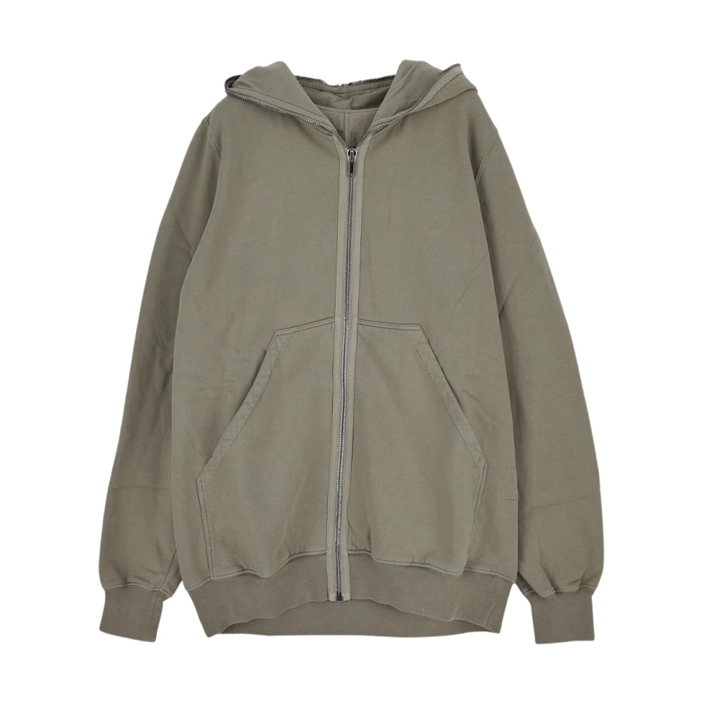 Rick Owens Jumbo Gimp Hoodie Katoenen Sweatshirt Brown Heren
