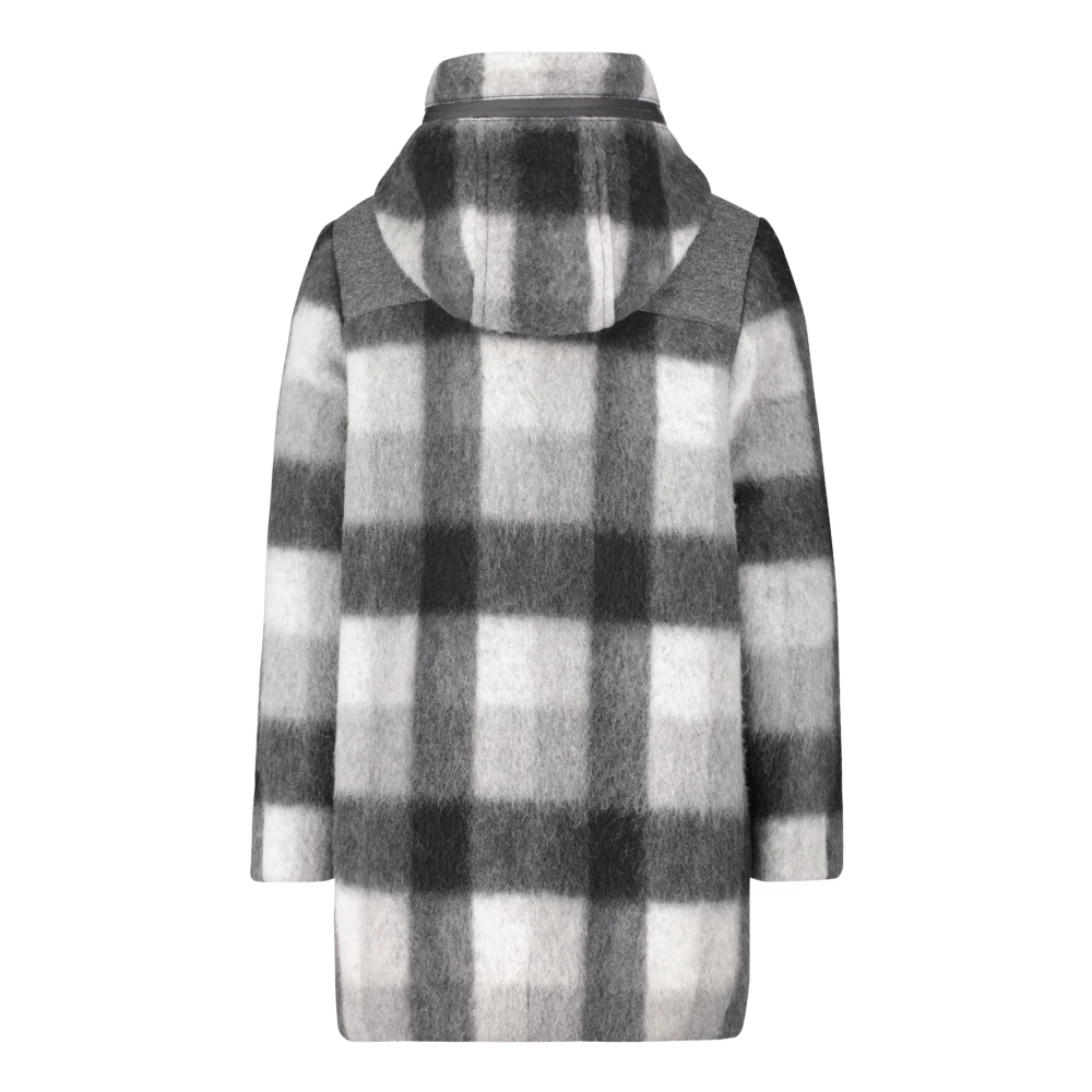 Amber & June Gewatteerde Winterjas Statement Look Gray Dames