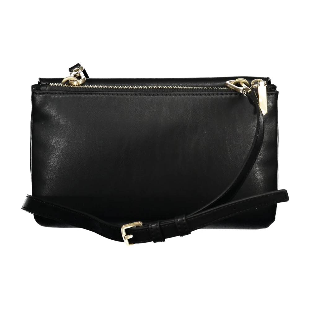 Calvin Klein Zwarte Crossbody Tas met Ritssluiting Black Dames