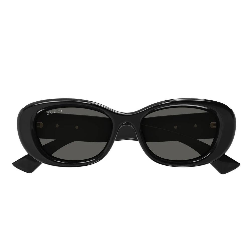 Gucci Women's Black Sunglasses, 53 Mm, Oval Sunglasses
