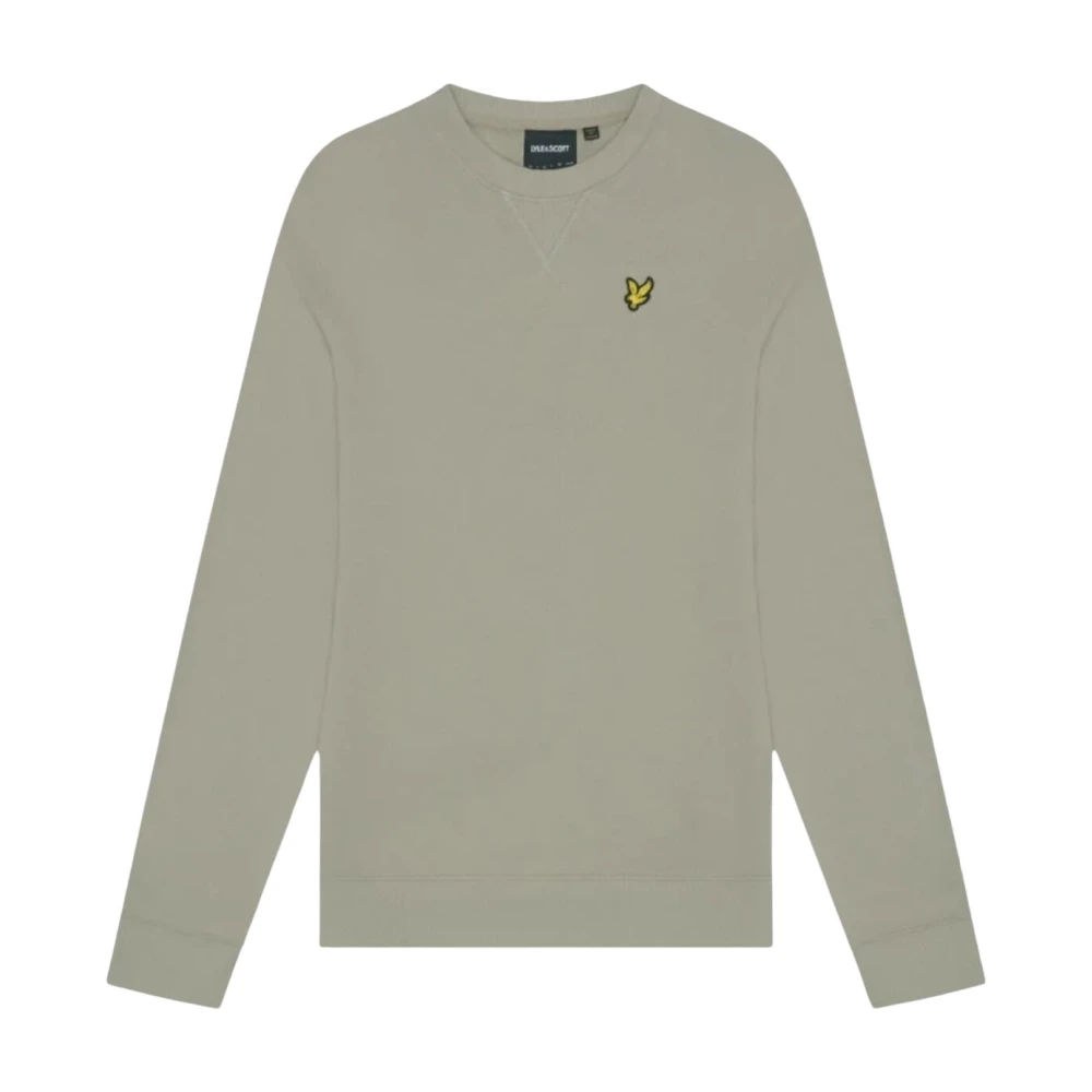 Lyle & Scott Klassieke Sweatshirt met Logodetail Green Heren