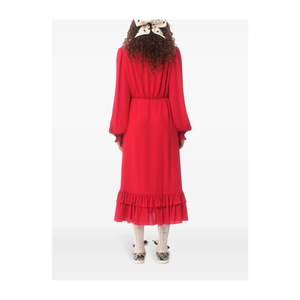 Valentino Garavani Elegante Jurken Collectie Red Dames