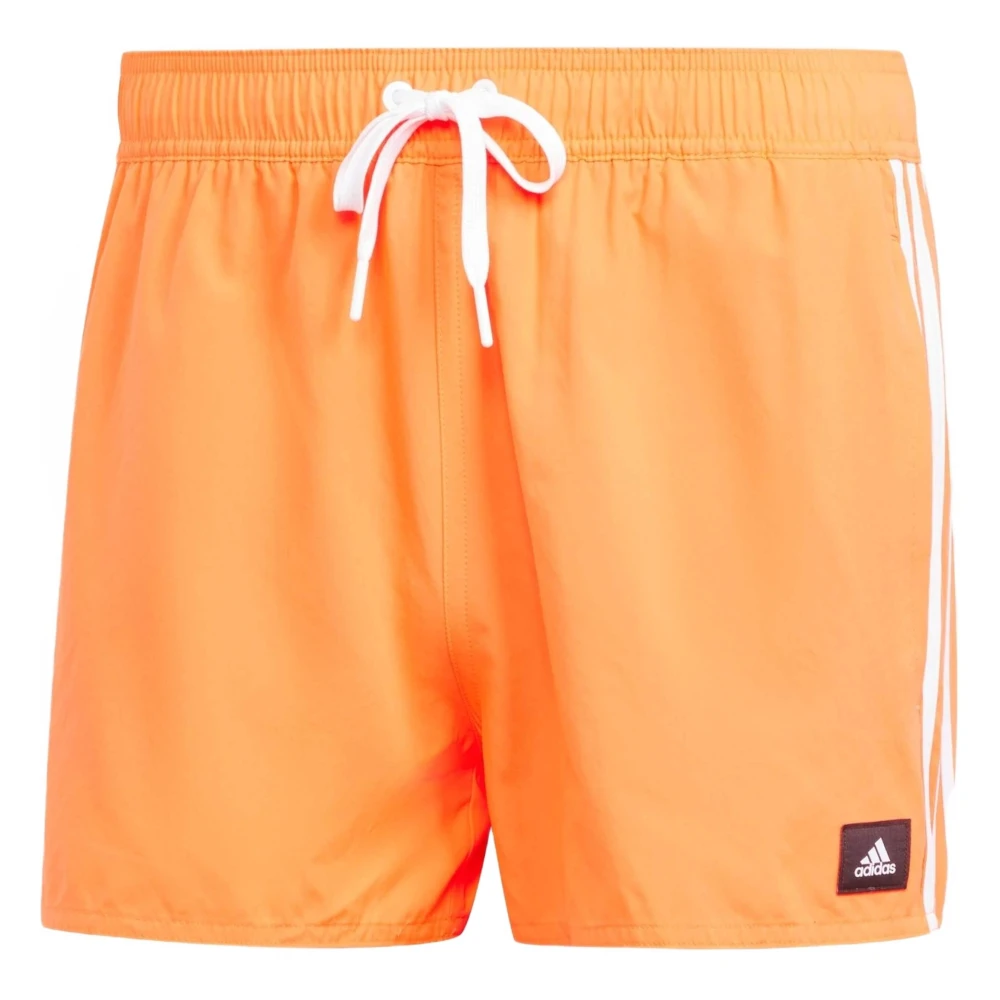 Adidas Rode Zwemshorts 3 Strepen Clx Red Heren