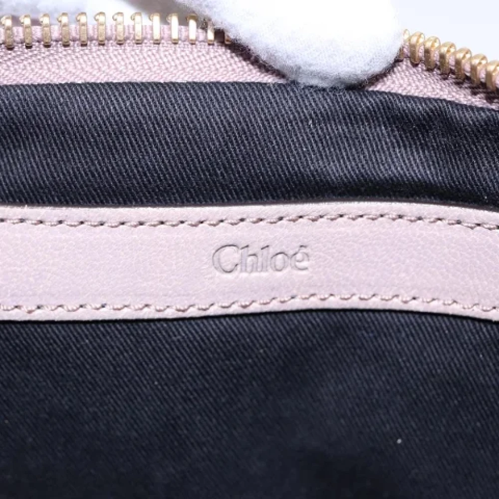 Chloé Pre-owned Leather handbags Pink Dames