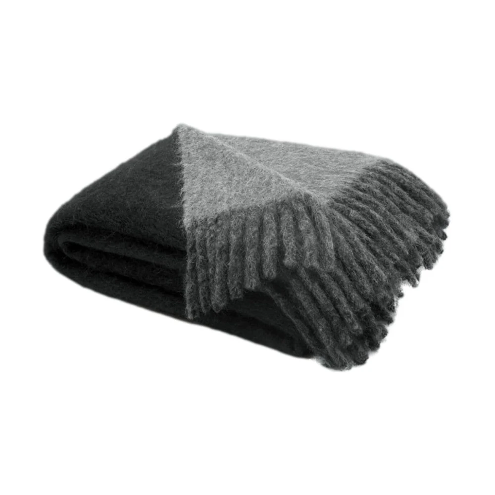 Ami Paris Zwart Gebreide Accessoires met Franje Details Black Unisex