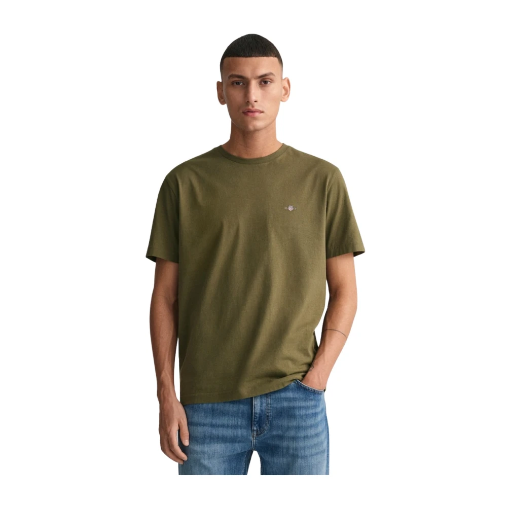 Gant - Tops > T-Shirts - Green - Gant - Modalova