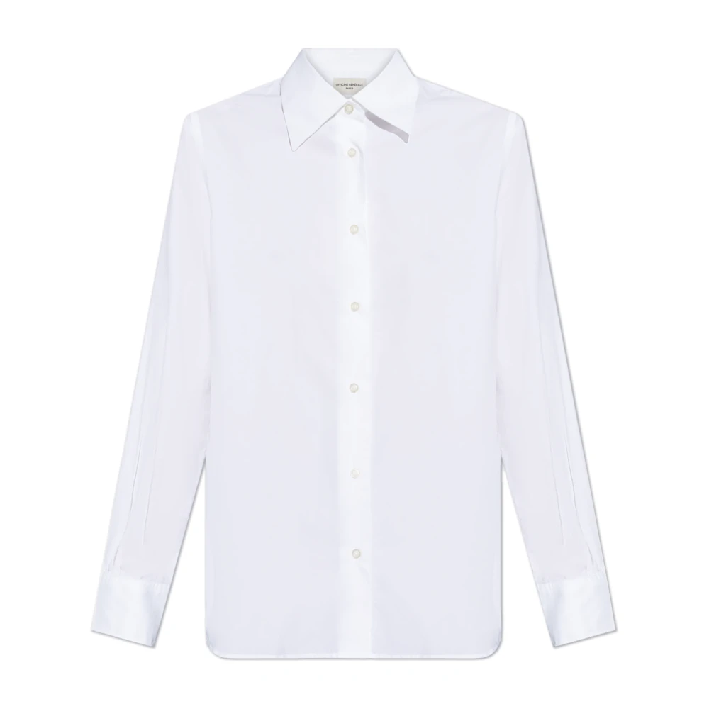 Officine Générale Katoenen overhemd White Dames