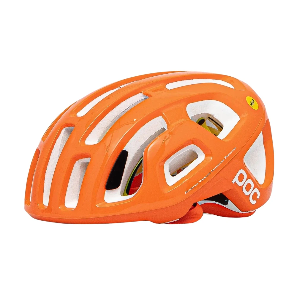 Poc Unisex Arancia Casco Da Ciclismo, (50 - 56 Cm) - Immagine 3