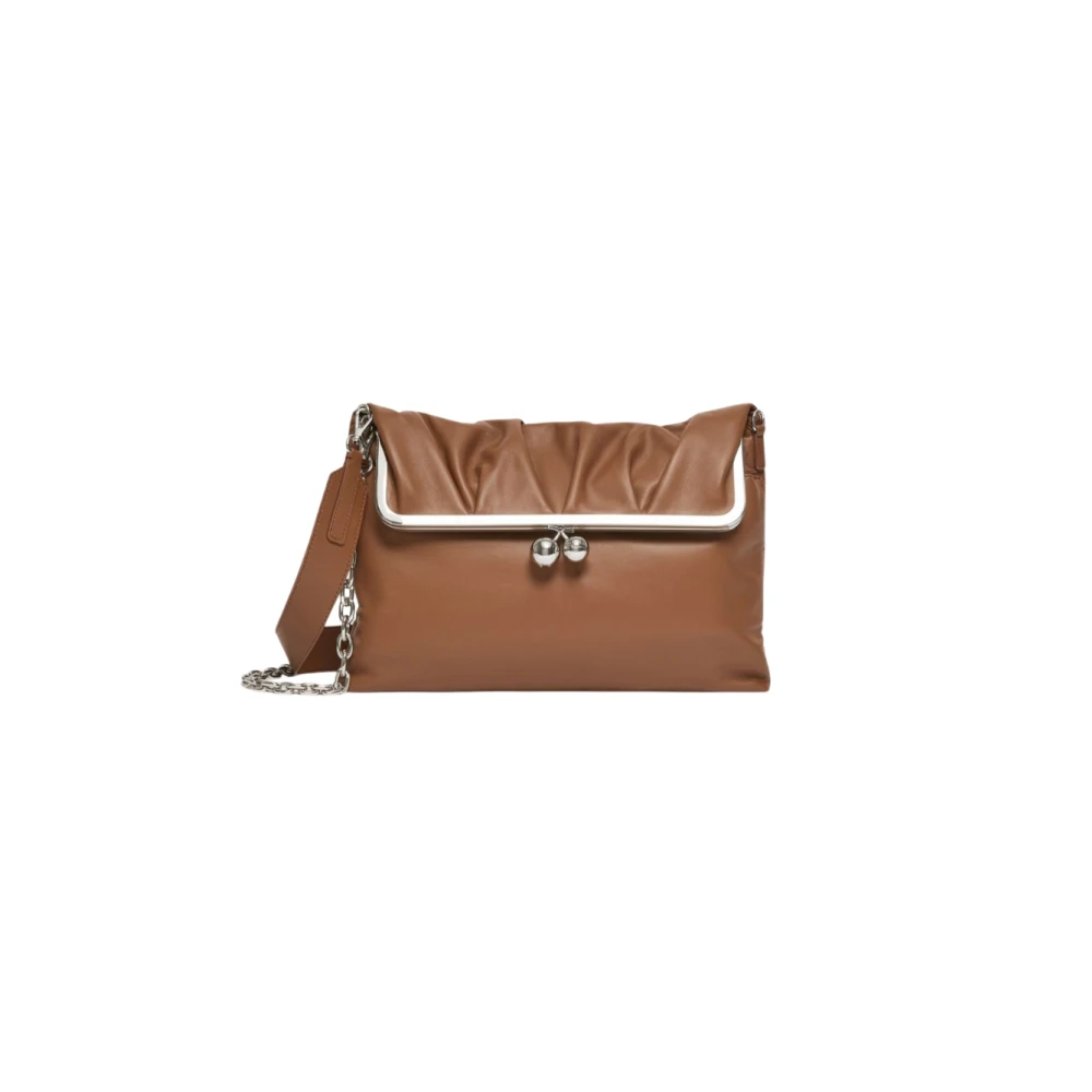 Max Mara Slalom Schoudertas Brown Dames