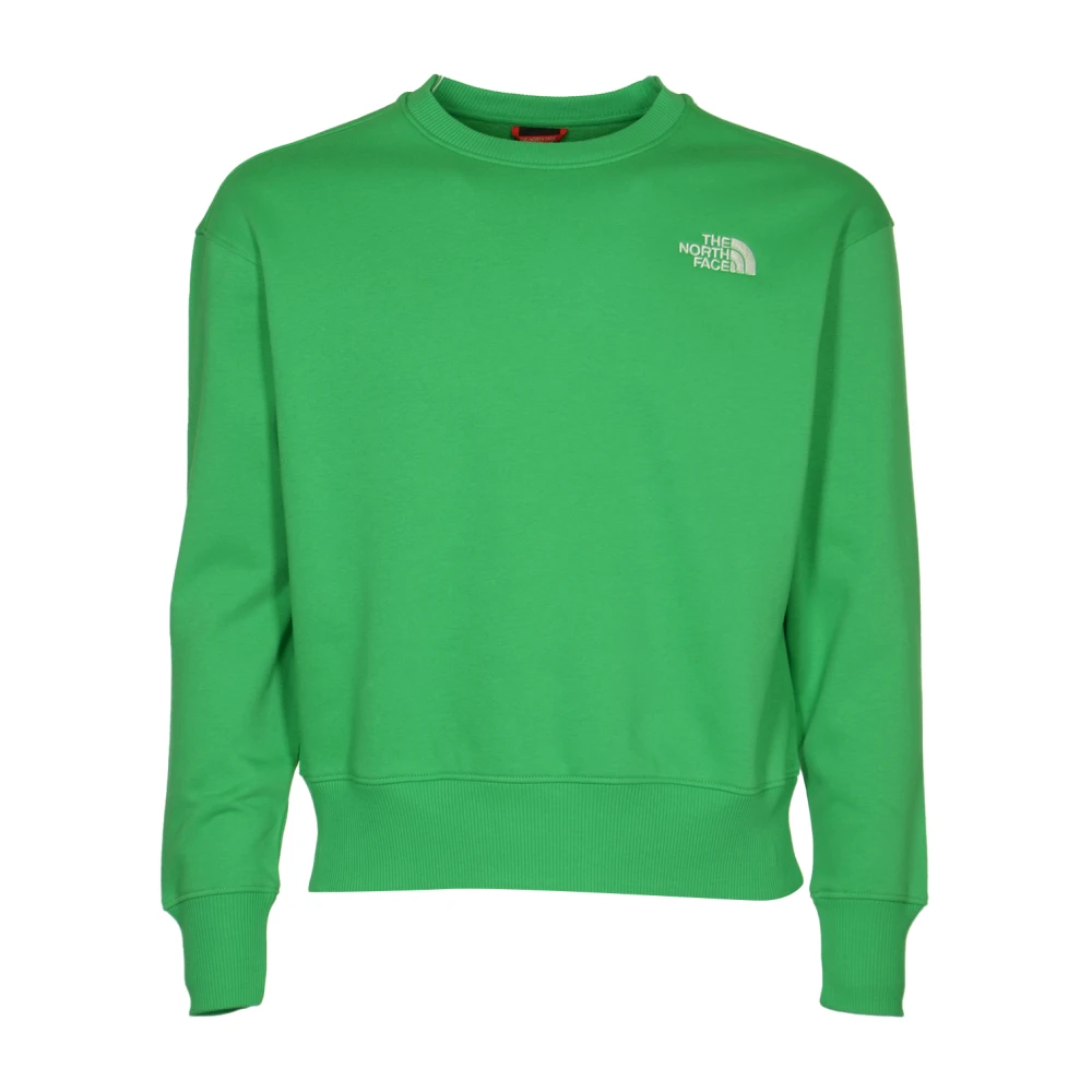 The North Face Essential Crew Sweaters Green Heren