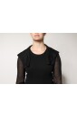black-silk-sheer-long-sleeves-blouse