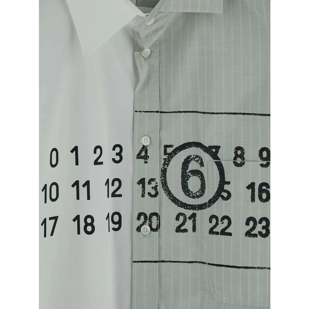 MM6 Maison Margiela Heren Overhemd Mode Multicolor Heren