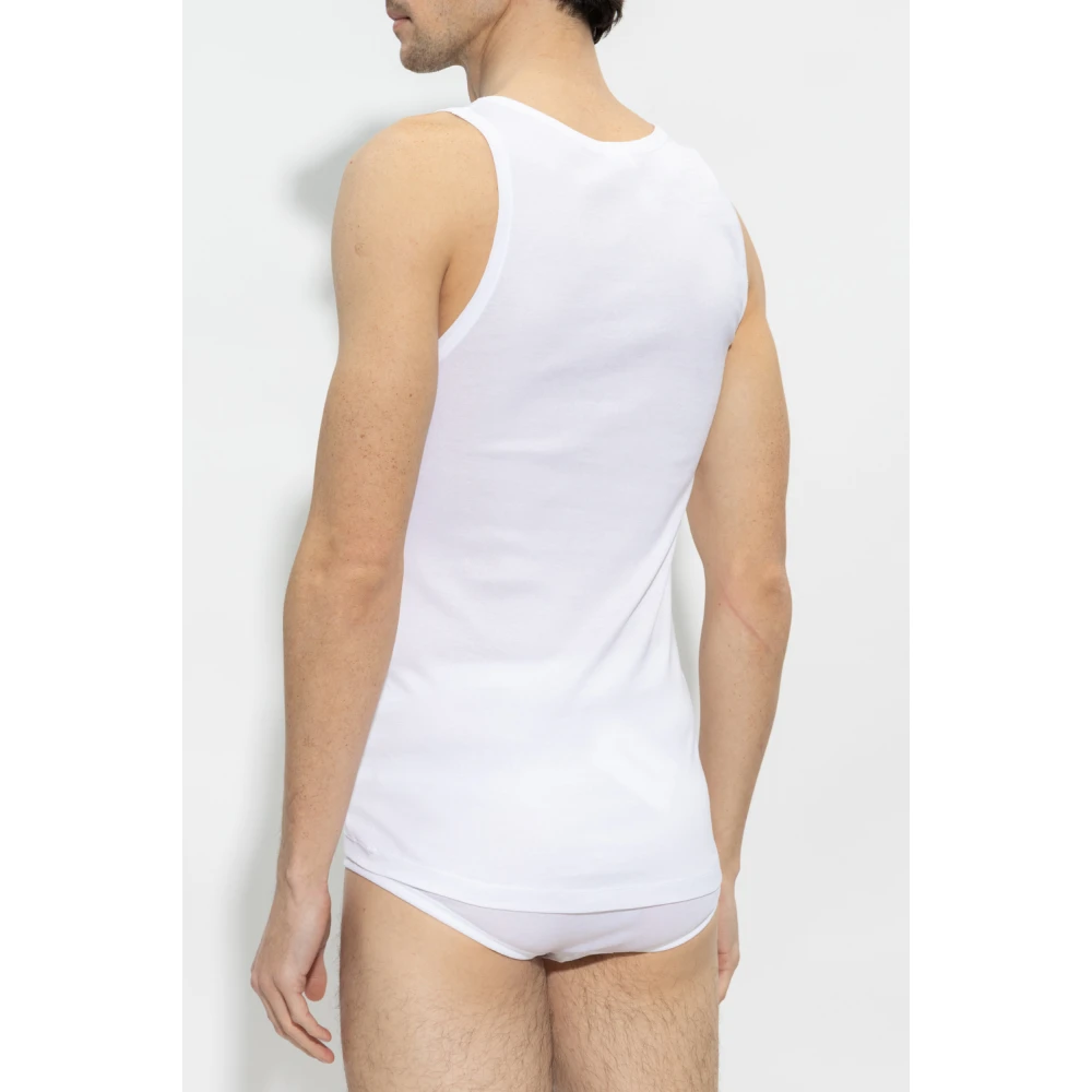 Hanro Mouwloos T-shirt White Heren